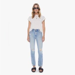MOTHER Denim High Waisted Rider Skimp Jeans Size 26